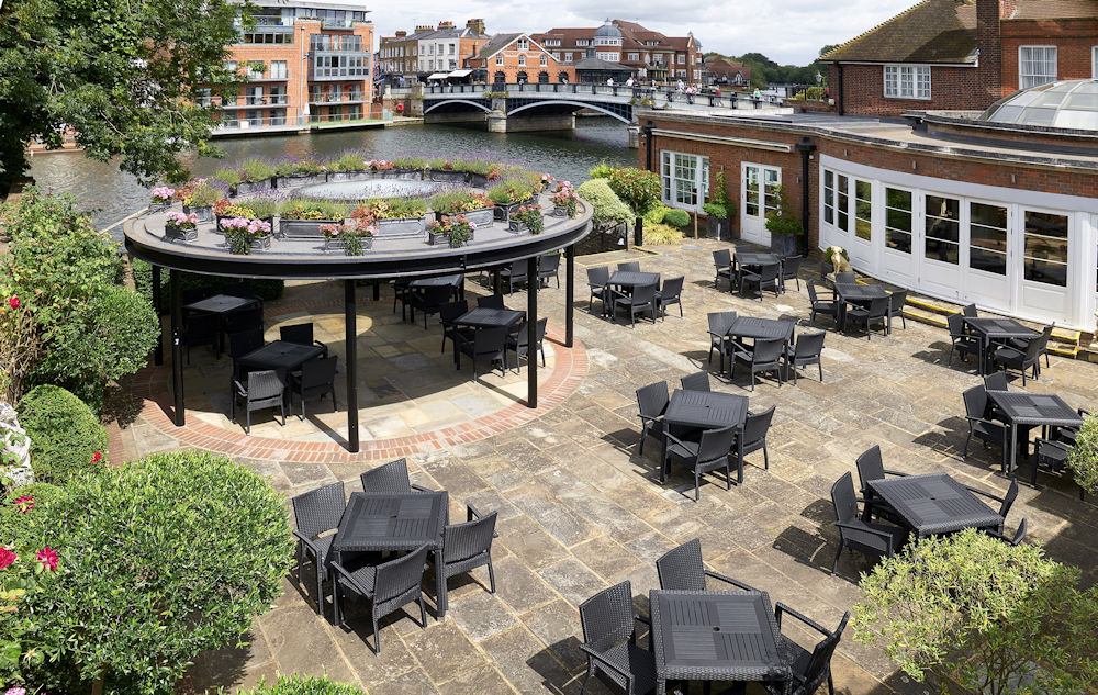 View of the river from Sir Christopher Wren Hotel & Spa