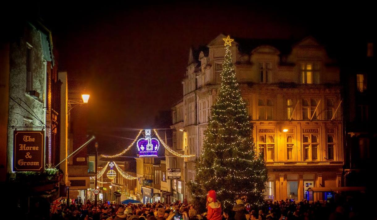 Windsor Christmas Lights Switch on and Lantern Procession Windsor